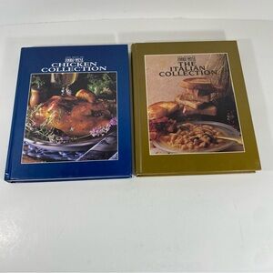 Food and Wine Lot 2 The Italian & Chicken Collection CookBook HardCover Best Of